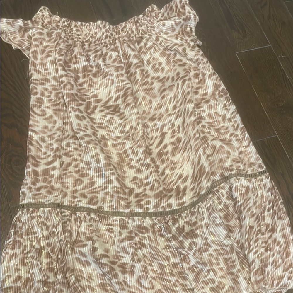 Muche & Muchette | Leopard Print Off-Shoulder Dress